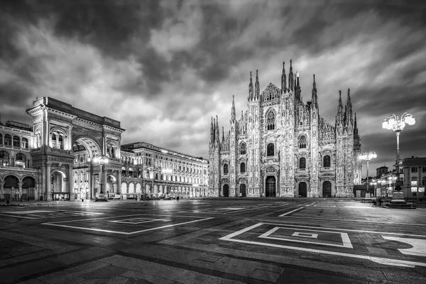 Lombardy: Milan Cathedral (Duomo Di Milano) At The Cathedral Square by Jan Becke