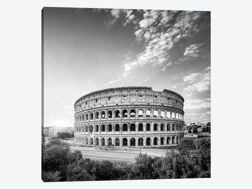 Colosseum In Rome by Jan Becke 1-piece Canvas Art