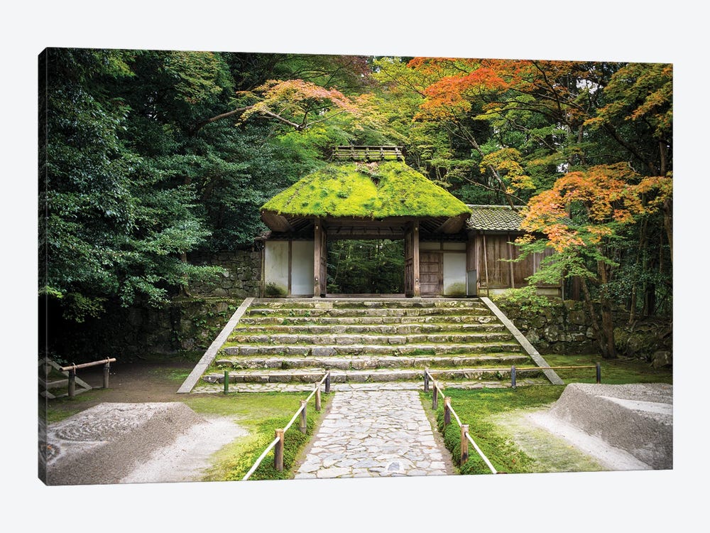 Honen-In Tempel In Kyoto, Japan by Jan Becke 1-piece Canvas Art
