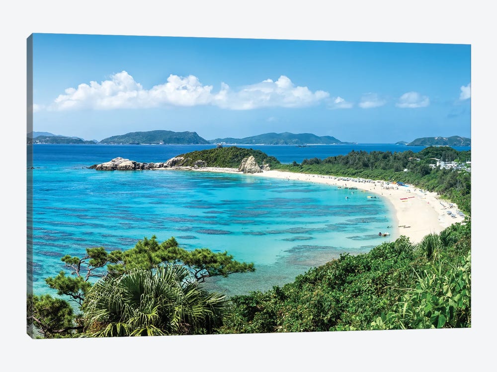 Aharen Beach, Tokashiki Island, Kerama Islands Group, Okinawa by Jan Becke 1-piece Canvas Print