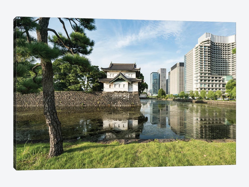 Imperial Palace In Tokyo by Jan Becke 1-piece Canvas Wall Art