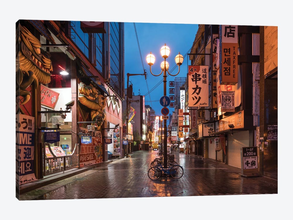Dotonbori District, Osaka, Kansai, Japan by Jan Becke 1-piece Art Print