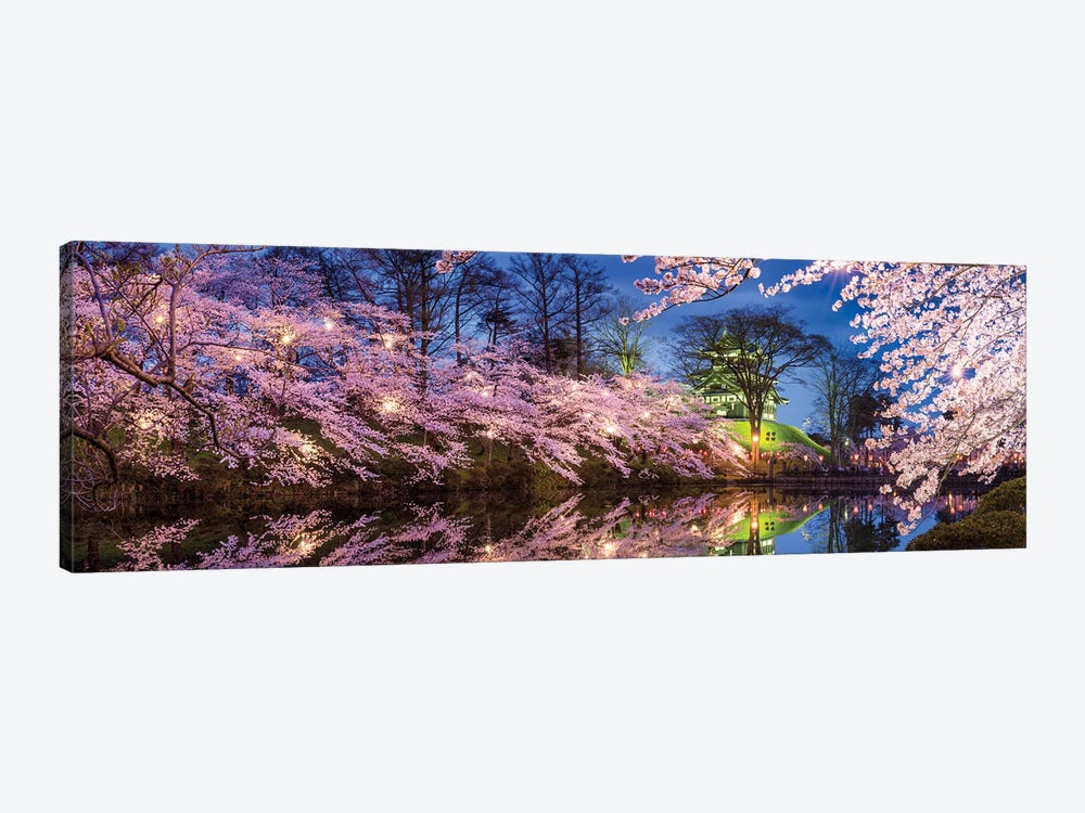 Cherry Blossom Festival At Takada Castle, Joetsu, Niigata Prefecture, Japan by Jan Becke 1-piece Canvas Art
