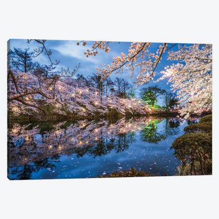 Sakura Festival At Takada Castle, Joetsu, Niigata Prefecture, Japan Canvas Print #JNB1471} by Jan Becke Art Print