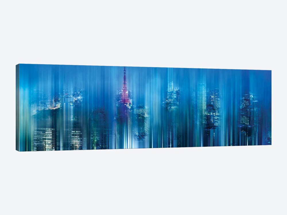 Tokyo Skyline Abstract by Jan Becke 1-piece Art Print