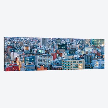 Urban Cityscape Panorama, Tokyo, Japan Canvas Print #JNB1526} by Jan Becke Canvas Art