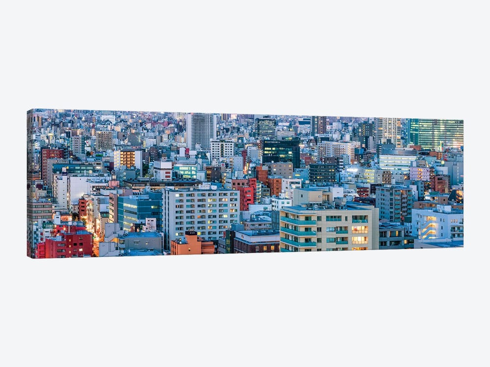 Urban Cityscape Panorama, Tokyo, Japan by Jan Becke 1-piece Canvas Wall Art