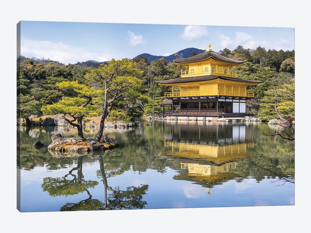 Kinkaku-Ji Temple, Kyoto, Japan by Jan Becke 1-piece Art Print