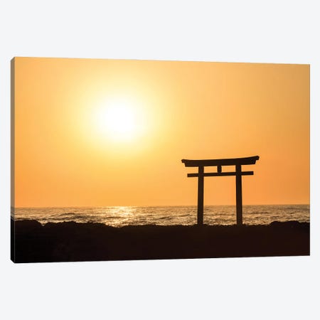 Sunrise At The Oarai Isosaki Shrine Canvas Print #JNB1556} by Jan Becke Canvas Print
