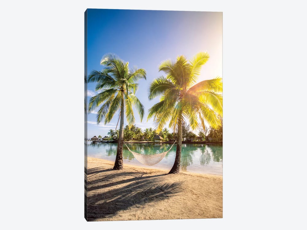 Summer Feeling On A Tropical Island In The South Sea by Jan Becke 1-piece Canvas Wall Art