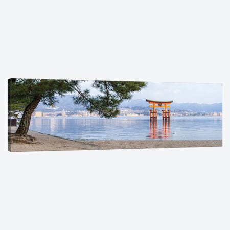 Torii Gate Near Miyajima Island Canvas Print #JNB1564} by Jan Becke Canvas Art