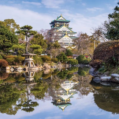 Osaka Castle And Nishinomaru Garden by Jan Becke canvas print