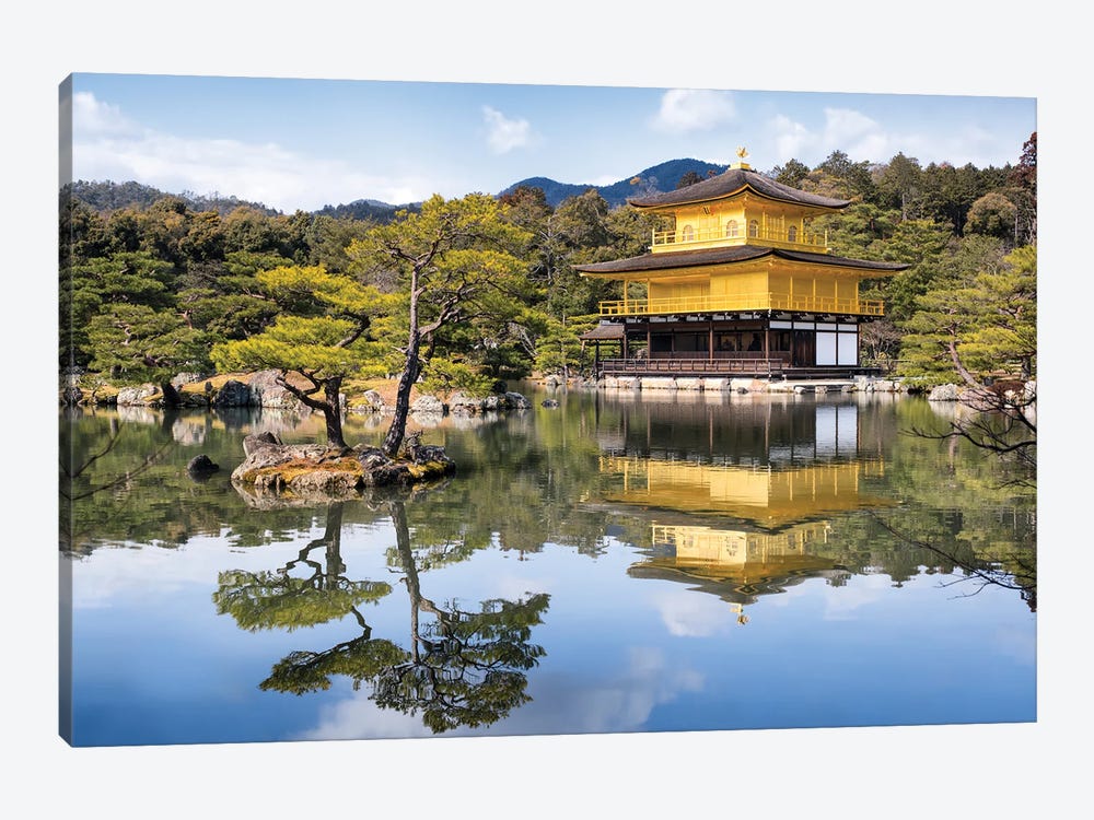 Kinkaku-Ji Temple In Kyoto, Japan by Jan Becke 1-piece Art Print