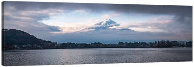 Mount Fuji At Lake Kawaguchiko Canvas Art Print - Japan Art