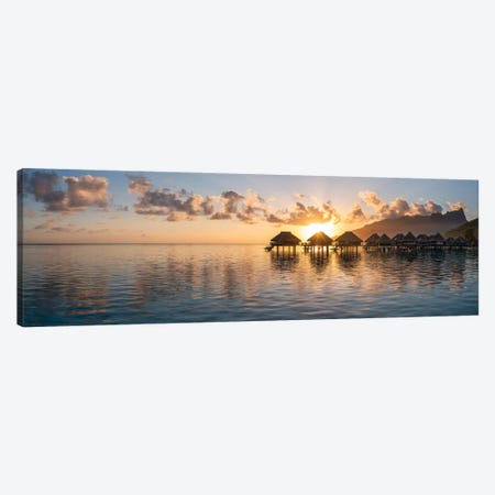 Moorea Lagoon At Sunrise, French Polynesia Canvas Print #JNB1672} by Jan Becke Canvas Art Print