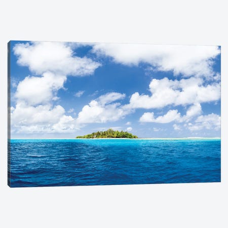 Small Uninhabited Island In The South Seas, Fakarava, Tuamotus, French Polynesia Canvas Print #JNB1678} by Jan Becke Canvas Print