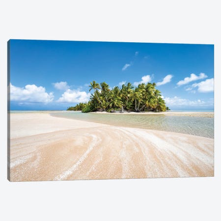 Pink Sands Beach Near The South Pass In Fakarava, French Polynesia Canvas Print #JNB1681} by Jan Becke Canvas Wall Art