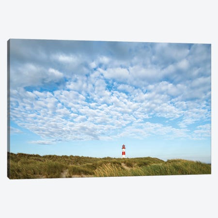 Lighthouse At The North Sea Coast Near List, Island Of Sylt, Germany Canvas Print #JNB1699} by Jan Becke Canvas Art Print
