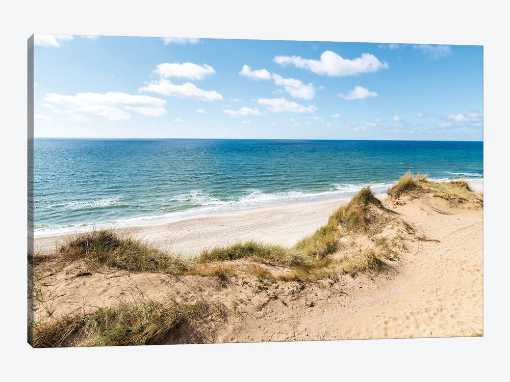 Dune Landscape Near The Rotes Kliff (Red Cliff), Sylt, Schleswig-Holstein, Germany by Jan Becke 1-piece Canvas Artwork