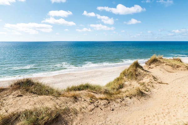 Sylt: Dune Landscape Near The Rotes Kliff (Red Cliff), Sylt, Schleswig-Holstein, Germany by Jan Becke