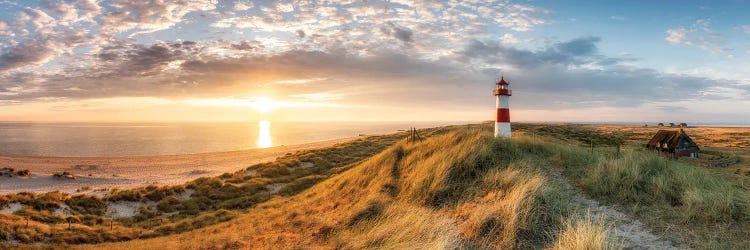 Lighthouse List Ost At Sunrise, Sylt, Schleswig-Holstein, Germany