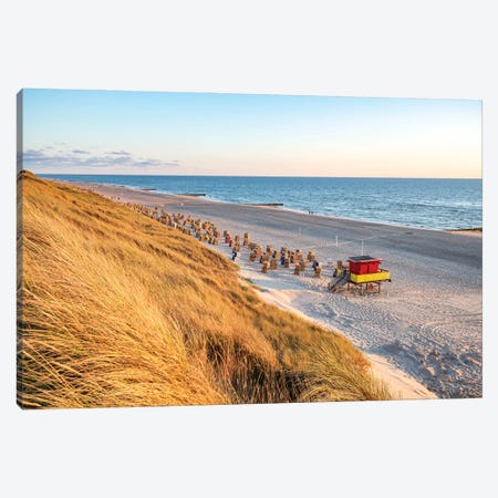 Dune Beach Near Kampen, Sylt, Schleswig-Holstein, Germany Canvas Print #JNB1711} by Jan Becke Canvas Art