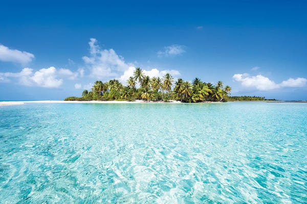 French Polynesia: Uninhabited Tropical Island, French Polynesia by Jan Becke