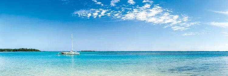 Panorama Of The Lagoon On Moorea Island