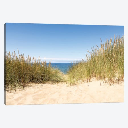 Dune Beach On A Sunny Day, North Sea Coast, Germany Canvas Print #JNB1764} by Jan Becke Canvas Art