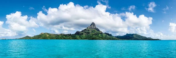 Volcanoes: Mont Otemanu Of The Bora Bora Atoll, French Polynesia by Jan Becke