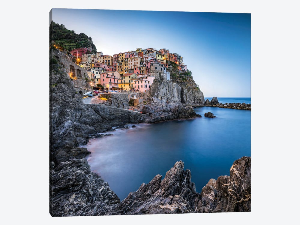 Manarola At The Cinque Terre, Liguria, Italy by Jan Becke 1-piece Canvas Art