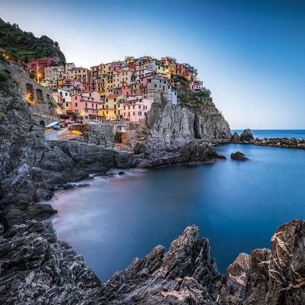 Coastal Villages & Towns: Manarola At The Cinque Terre, Liguria, Italy by Jan Becke