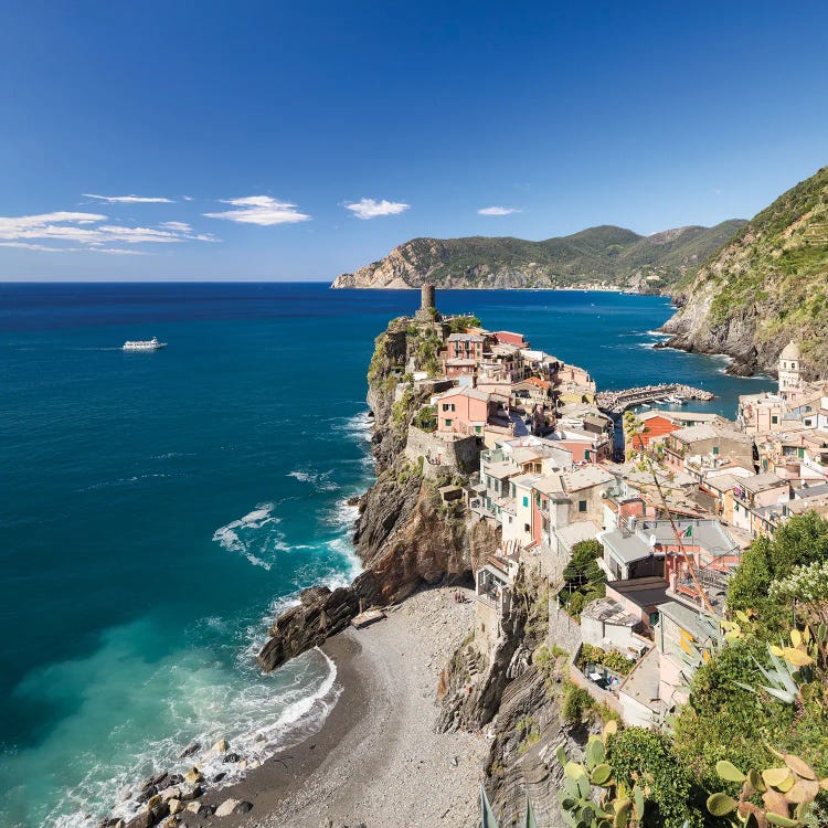 Corniglia Is The Oldest Village In Cinque Terre, Liguria, Italy