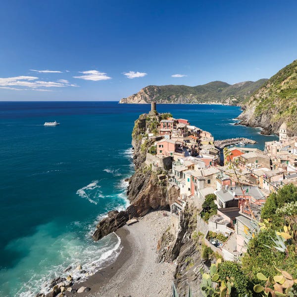 Coastlines: Corniglia Is The Oldest Village In Cinque Terre, Liguria, Italy by Jan Becke