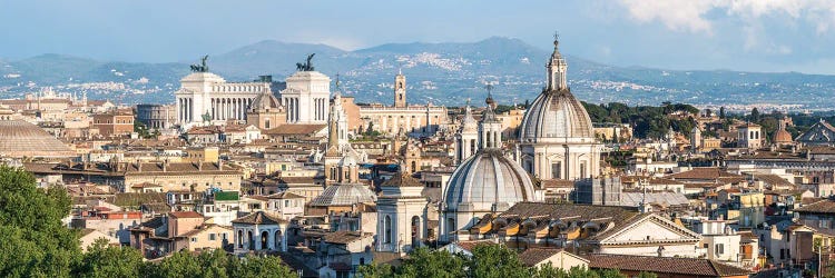 Rome Skyline Panorama With View Of Vatican And Victor Emmanuel II Monument