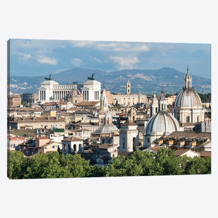 Rome Skyline With Vatican And Victor Emmanuel II Monument Canvas Print #JNB1825} by Jan Becke Canvas Art Print