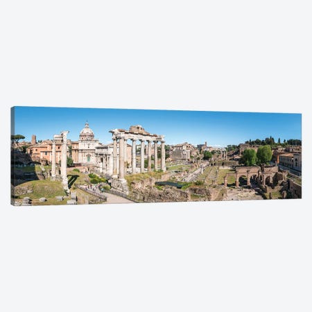 Roman Forum In Summer, Rome, Italy Canvas Print #JNB1826} by Jan Becke Canvas Print