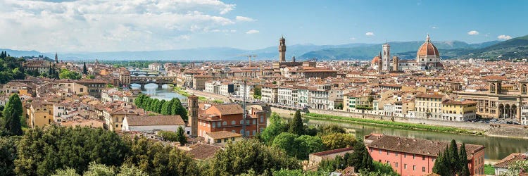 Florence Skyline Panorama, Tuscany, Italy by Jan Becke wall art