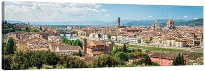 Florence Skyline Panorama, Tuscany, Italy Canvas Art Print - Tuscany Art