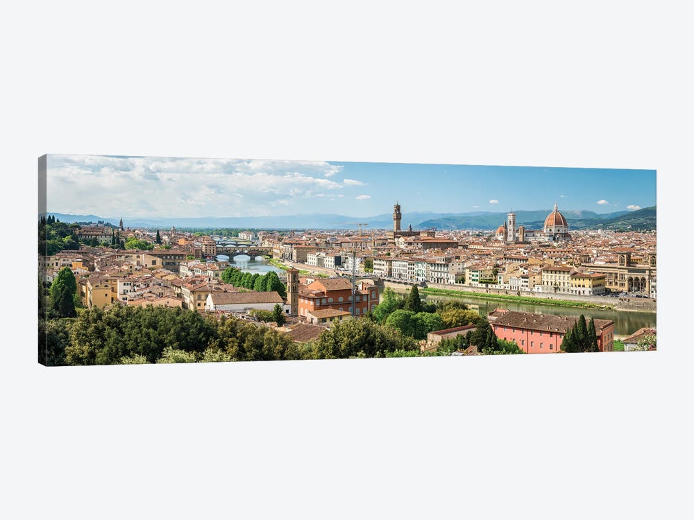 Florence Skyline Panorama, Tuscany, Italy by Jan Becke 1-piece Canvas Art