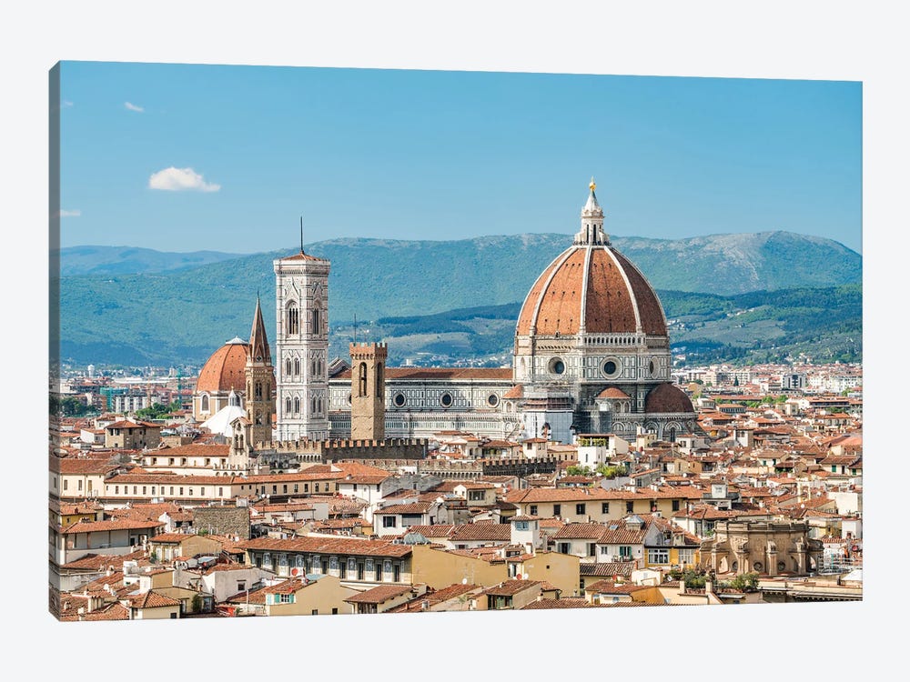 Florence Cathedral In Summer, Tuscany, Italy by Jan Becke 1-piece Canvas Art