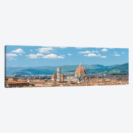 Florence Skyline Panorama With Florence Cathedral, Tuscany, Italy Canvas Print #JNB1837} by Jan Becke Canvas Artwork