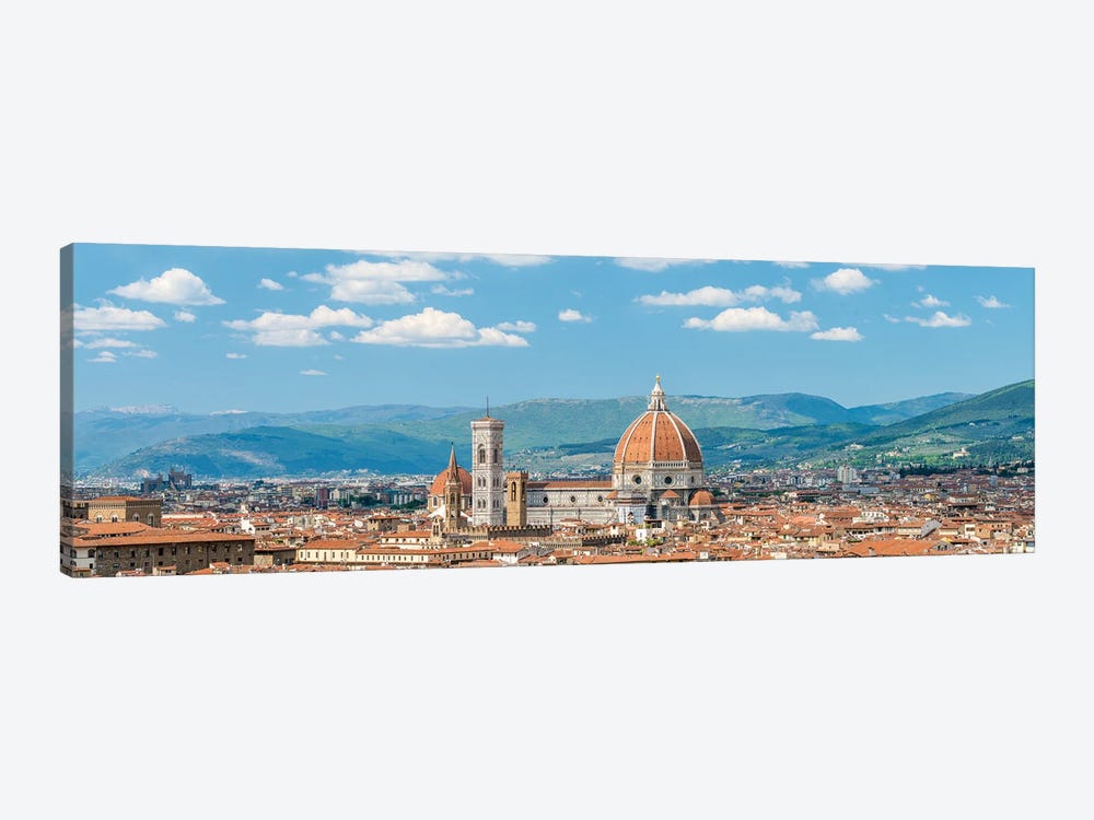 Florence Skyline Panorama With Florence Cathedral, Tuscany, Italy by Jan Becke 1-piece Canvas Art Print