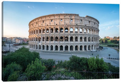 Colosseum At Sunrise, Rome, Italy Canvas Art Print - The Colosseum