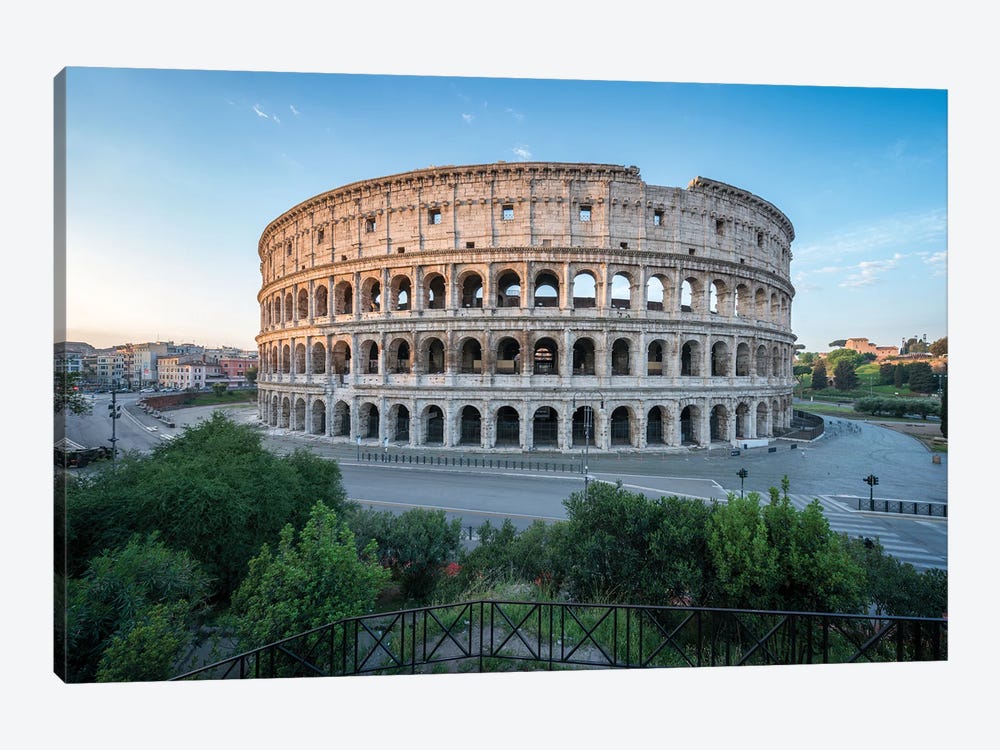 Colosseum At Sunrise, Rome, Italy by Jan Becke 1-piece Art Print