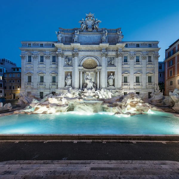 Fountains: Trevi Fountain, Rome, Italy by Jan Becke