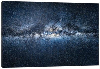 Milky Way Galaxy Canvas Art Print - Adventure Seeker