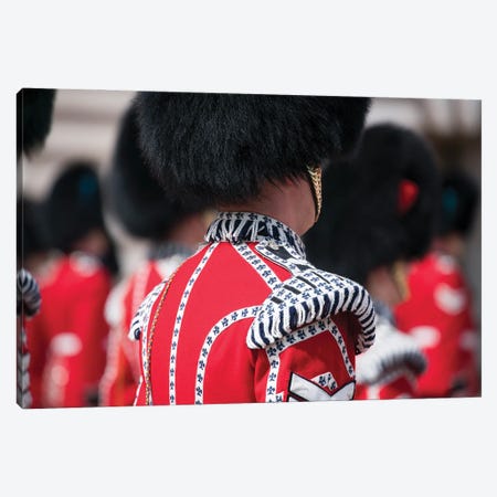 Queen's Guard At The Buckingham Palace, London, United Kingdom Canvas Print #JNB1884} by Jan Becke Canvas Print