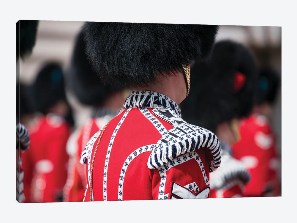 Queen's Guard At The Buckingham Palace, London, United Kingdom by Jan Becke 1-piece Canvas Art Print
