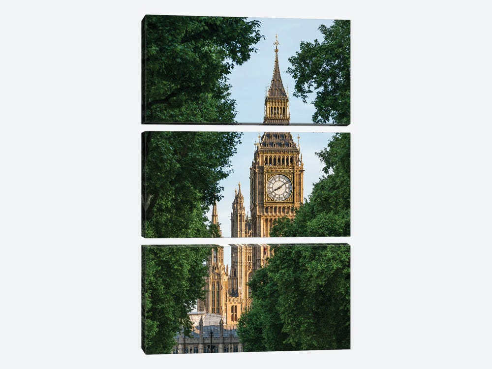 Big Ben, London, United Kingdom by Jan Becke 3-piece Canvas Print